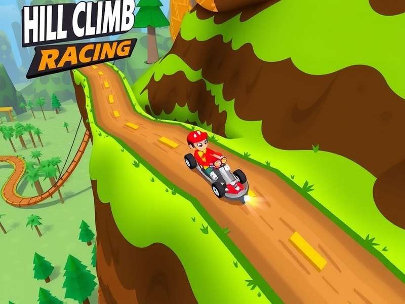 Hill Climb Racing 2 Poki पर गेमप्ले स्क्रीनशॉट