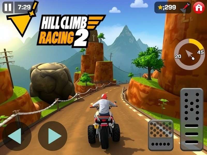 Hill Climb Racing 2 गेमप्ले स्क्रीनशॉट