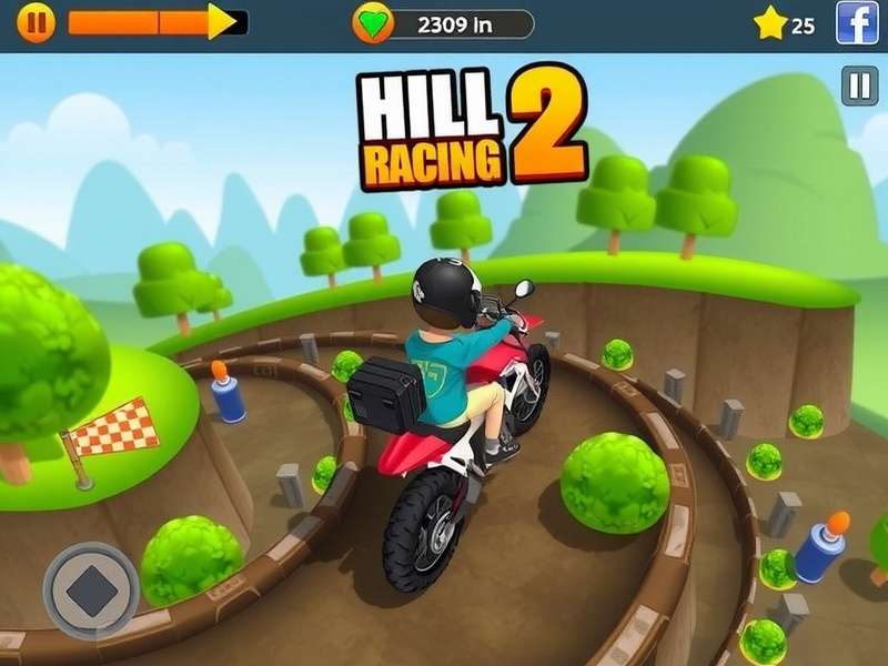 Hill Climb Racing 2 PC Gameplay Screenshot