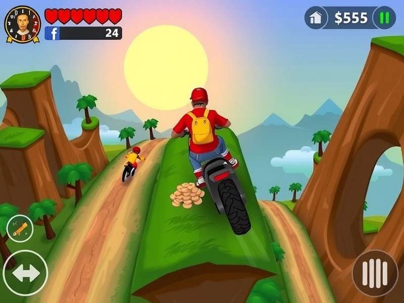 Hill Climb Racing 2 गेमप्ले स्क्रीनशॉट