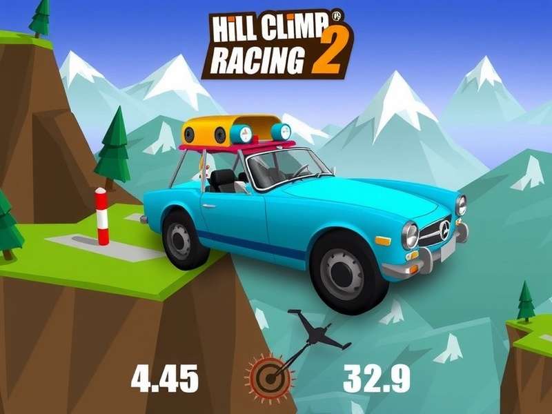 Hill Climb Racing 2 में विभिन्न वाहनों का प्रदर्शन