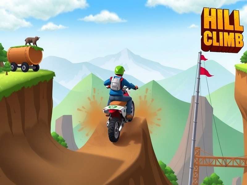 Hill Climb Racing 2 गेमप्ले स्क्रीनशॉट - रेसिंग और स्टंट
