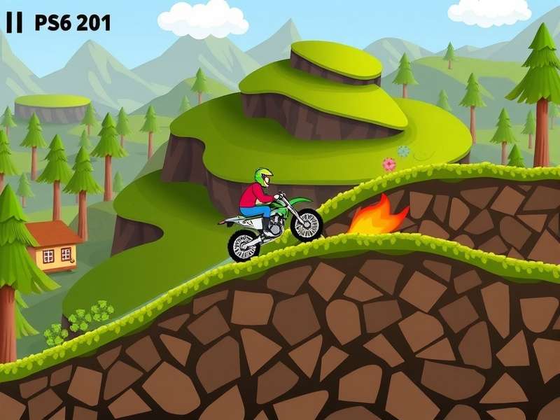 Hill Climb Racing 2 में Vereshchak वाहन का गेमप्ले स्क्रीनशॉट