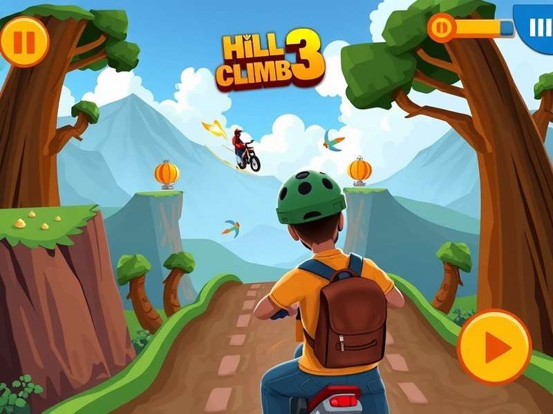 Hill Climb Racing 2 में Vereshchak वाहन का गेमप्ले स्क्रीनशॉट