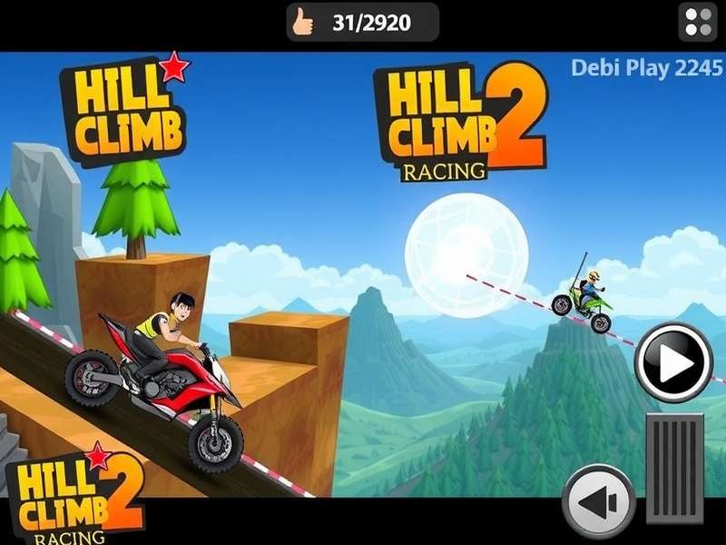 Hill Climb Racing 2 PC version gameplay screenshot