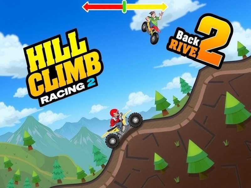 Hill Climb Racing 2 gameplay with multiple vehicles