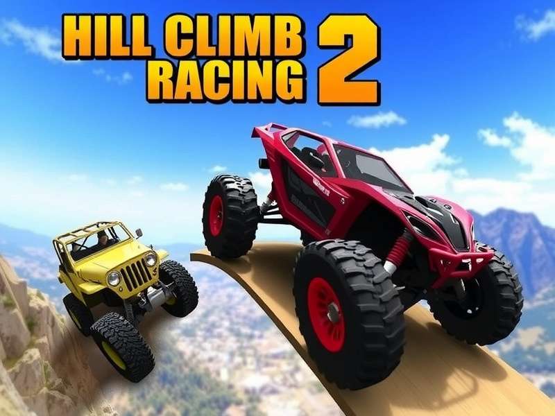 Hill Climb Racing 2 gameplay on PC with high graphics