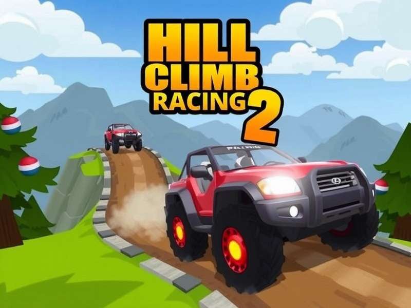 Hill Climb Racing 2 Gameplay on PC Screen
