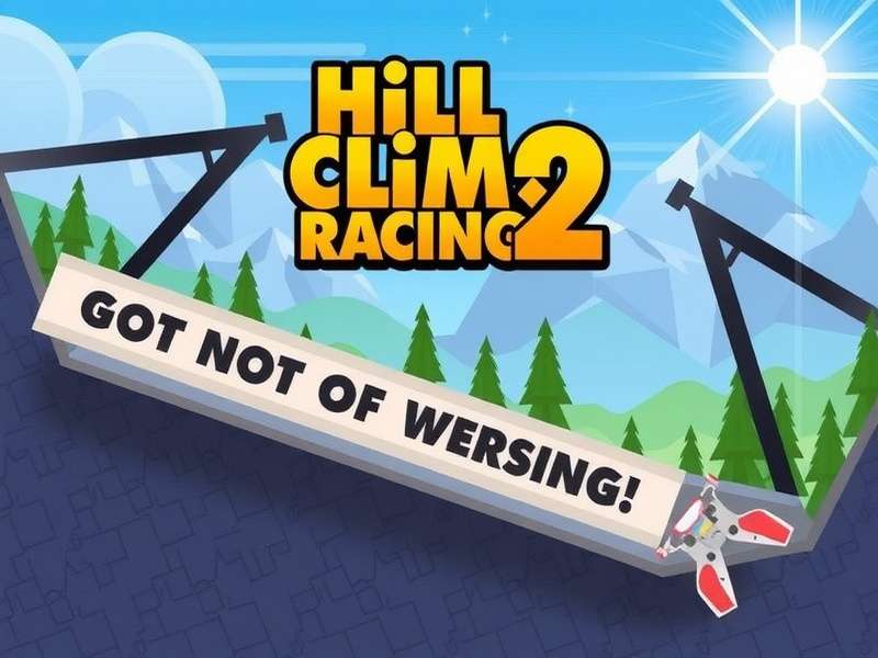 Hill Climb Racing 2 Error Screen showing common crash and connection issues