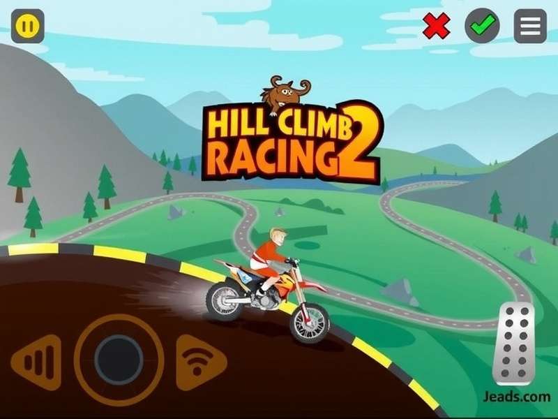 Screenshot showing different Hill Climb Racing 2 game modes: Cup Races, Adventure, and Team Events