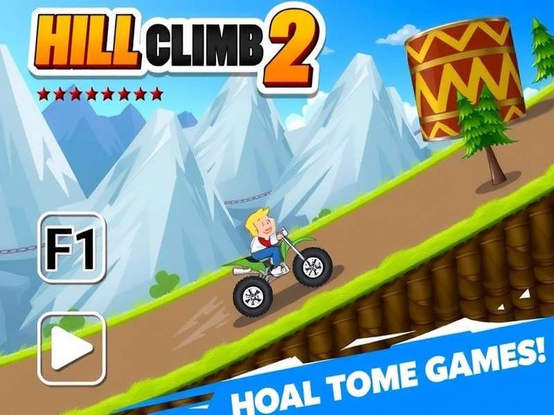 Hill Climb Racing 2 hacks and tips banner showing off-road racing action