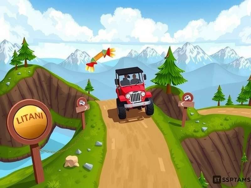 Hill Climb Racing 2 Rally Car on Windows 11